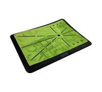 Golf Swing Mat, Portable Strike Pad, Anti Slip Hitting Zone, Swing Path Feedback Trainer, for Golfers Indoor Outdoor Backyard Driving Range Training Ground Practice Improvement Skill Building