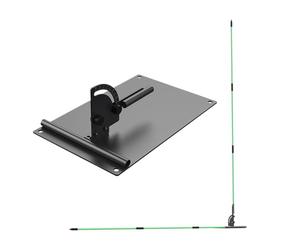 Golf Swing Plane Trainer - Promotes Proper Swing Techniques | Adjustable Portable Practice Aid With High-Precision Sheet Metal Base | For Beginner Youth Adult Golfer Indoor Outdoor Home Office Driving