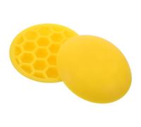 Golf Swing Practice Pad Silicone Non-slip Stability Trainer Pedal Yellow | Adjustable Feedback for Accuracy and Consistency, Portable Design, for Driving Range and Home Use
