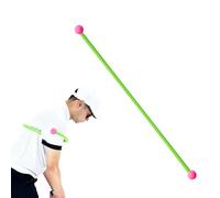 Golf Swing Trainer - ABS Steel Foldable 120cm Adjustable Design | Multifunctional Golf Practice Stick | Portable Training Equipment For Indoor Outdoor Swing Correction Driving Range School Beginner A