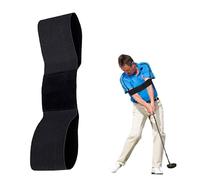 Golf Swing Trainer Aid Wrist Connection Grip Secret Hand Arm Band Training Aids Belt Professional Equipment Golf Training Aids for Men Women Kids Golfer Practice Posture Correction tool (Black)