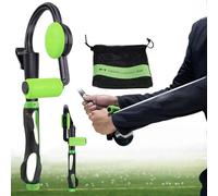 Golf Swing Trainer, Golf Grip Trainer, 2 in 1 SquareSet Control, Instant Feel-Based Feedback, Training Aid, Golf Grip Kit, Fixes Your Contact and Gives You Pro-Level Clubface Control for Beginners