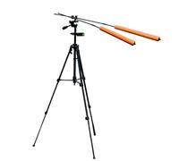 Golf Swing Trainer Retractable - 360 Degree Alignment Sticks System | Smartphone Holder Tripod Stand, Portable Teaching Equipment For Warm Up Indoor Backyard Driving Range