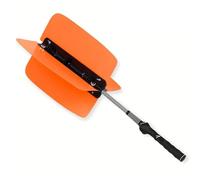 Golf Swing Training Aid Fan, Power Swing Resistance Trainer, Professional Warm Up Aid Tool Training Supplies, Golf Practice Fan with Non Slip Handle for Men and Women(Orange)