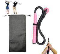 Golf Swing Training Aid,Golf Rope Swing Trainer with Ball and Grip to Improve Speed,Accuracy,Rhythm,Flexibility and Strength,Multi-Purpose Training Rope Portable Tool for Indoor/Outdoor Practice (B)