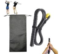 Golf Swing Training Aid,Golf Rope Swing Trainer with Ball and Grip to Improve Speed,Accuracy,Rhythm,Flexibility and Strength,Multi-Purpose Training Rope Portable Tool for Indoor/Outdoor Practice (A)