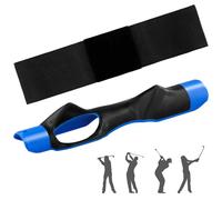 Golf Swing Training Aid & Grip Corrector, Golf Training Aids for Consistent Shot Making, Golfs Wrist Aid & Arm Band Connector, Improve Golfs Grips & Mechanics for Players