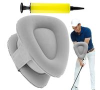 Golf Swing Training Aids, Golf Smart Ball, Triangle Master, Inflatable Swing Training Aid Practice Ball for Golfers Beginners Golfing Posture Correction Teaching Assistant Tool, Gift Idea (Gray)