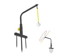 Golf Swing Training Equipment - Adjustable Steel Swing Trainer Height Alignment Training Stand Portable Golf Training Tool | Skill Enhancement