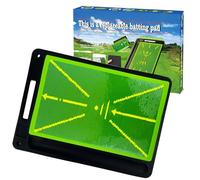 Golf Swing Training Mat, Anti-Slip Rubber Base for Swing Path Analysis, Indoor Outdoor Use, for Beginners, Adults & Kids