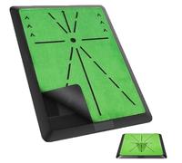 Golf Swing Training Mat with Swing Path Analysis,12.6 x 16.5 Inch Portable Golf Hitting Mat for Indoor/Outdoor Use,Designed to Improve Swing Accuracy,Club Path & Driving Distance