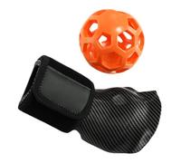 Golf Swing Training Tool - Portable Posture Corrector, Versatile Exercise Ball | Compact Orange with Driving Range Scenario Beginner Aid for Technology Improvement Amateur Golfer