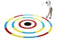 Golf Target Circle for Chopping, 3 Pieces Putting Target Circles, Foldable Golf Practice Tool for Chop and Put Coach, Waterproof Golf Target Circle