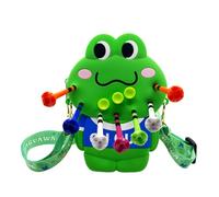 Golf Tee Bag - Frog Shape Ball Holder Cute Organizer for Accessories | Golfers Men Compact Storage, Practical Training and Golf Equipment, Practical Accessory Storage, Ex