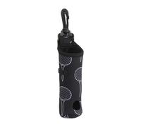Golf Tee Bag - Neoprene 4x15cm 3 Ball Capacity | Portable Golf Ball Organizer with Hanging Clip, Practice Storage, Course Play, Multi Functional Cart Organizer for Golfer Women Men | Gift Travel