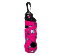 Golf Tee Bag - Storage for Golf Balls with Key Chains, Waterproof Golf Accessories with 3-Tee Holder for On the Go, Golf Course, Driving Range and Tournaments