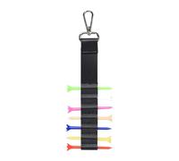 Golf Tee Carrier - 10cm Pu Leather Clip Organizer, Premium Belt Holder | Portable Tee Storage Accessory for Course Practice Range Tournament Sports Gym Backyard Training Outdoor Utility Kit Pro