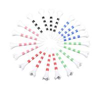 Golf Tee For Course | Practice Tees With Simulator Balls,Set Of 20 With Stripes To Hold Balls Gift For Man Sportsman Female Beginner Player Father