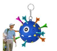 Golf Tee Hanger, Golf Tee Holder for Bag | Small Tee Ball Supplies, Accessories , Novelty Key Chain Accessory, Ball Holder for Men/Women, Bags
