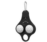 Golf Tee Holder - 3.78x5.79x1.02 Inches Silicone Golf Ball and Tee Organizer | Portable Lightweight Clip Accessory for Bag Belt | Practical Gift for Father’s Day Men Golfers | Handy Course Play Tool
