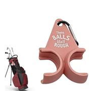 Golf Tee Holder, Ball Organizer Dispenser, Lightweight Tee Carrier, Funny Golf Accessory, Portable Practice Tool, for Indoor Outdoor Backyard Driving Range Course Travel Practice