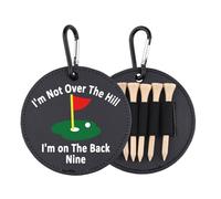 Golf Tee Holder I'm Not Over The Hill I'm on The Back Nine Golf Tee Tag Birthday Gift for Dad (The Back Nine)