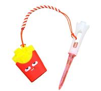 Golf Tee Ring Holder - ABS Tee Loss Prevention Hanger | Golf Practice Sports Gear | Cute Food Themed Golfer Practice Training Supplies | For Beginners Men Women Mother Father Boyfriend Dad