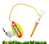 Golf Tee Ring Holder | Tee Loss Prevention Hanger for Golf Practice - Cartoon Sports Gear Golfer Practice Training Equipment for Beginners Boyfriend Dad Mother Father Women Professionals