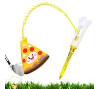 Golf Tee Ring,Tee Loss Prevention Hanger for Golf Practice - Cute Food-Themed Golfer Practice Training Accessory for Men Father Boyfriend Mother Dad Beginners Professionals