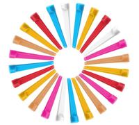 Golf Tees 100Pcs 2.8in Long & Flat PP Plastic Golf Tees for Training Portable Random Color Replacement Tee Accessories, sports