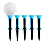 Golf Tees, 5 Piece Trajectory Correcting Tool, 3.15 Inches Convenient Design & Various Surfaces, Portable Tall Golfing Tee for Turf Mat, Putting Green, Beginner Lessons, Driving Range, and Tournament