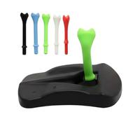 Golf Tees Base - Stable Base Launch Monitor Trainer, ABS, Golf Simulator Tees - Hinged Turf Bases V3, Driving Range Tee, For Practice, Indoor, Outdoor Training