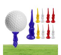 Golf Tees Bulk Pack | 10 Pieces Portable Putting Accessories | Small Golf Tees | For Practice Swing And For Competitions On The Lawn Both Indoor And Outdoor For Men