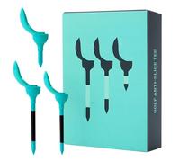 Golf Tees for Men, Petal Shape Training Equipment - Short Golf Tees,for Women Athlete Lovers Course Lawn Competition Swing Rod Practice