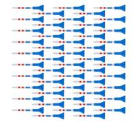 Golf Tees - Golf Tee Holder | 50 Golf Tees, Castle Tees, Golf Ball Holder, Stars and Stripes Design Golf Tees Resist