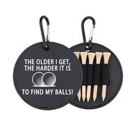Golf Tees Holder The Older I Get The Harder It is to Find My Balls Golf Tee Tag Gift for Dad (The Older I Get)