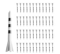 Golf Tees Plastic Bulk Long white Sizes 2 3/4,3 1/4 Value 50 100 Pack, Golf Tees Practice Long-Lasting Professional Durable Lightweight for Men Women Best Golf Gift (White, 50 Pack-70mm(2 3/4''))