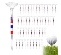 Golf Tees Set - Beginners Clear Practice Pens | Ride Range Outdoor Stable Ball Holder, Long Shot Performance Hit Tools for the Spa Park and Backyard Training
