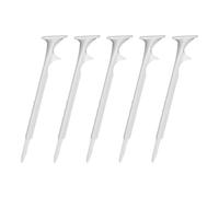 Golf Tees, Set of 5 Long Tees for 18 Degree Angulated Courses | Prevention Side Rotation Reduction Friction for Outdoor Indoor Practice