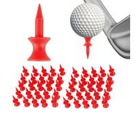 Golf Tees Short | Double Layer Golf Ball Tees,50/ Reusable Golfing Tee, Accessories & Equipment for Courses