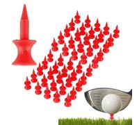 Golf Tees Short,Portable Golf Tee Double Layer - 50/ Reusable Golfing Tee, Accessories & Equipment for Courses