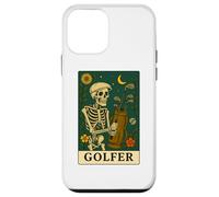 Golf The Golfer Tarot Card Skeleton Vintage Gothic Art Case for iPhone 12 mini