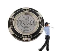 Golf Tool, Golf Reader, High Precision Golf Ball Marker Spirit, Golf Ball Alignment Marker, Golf Marker, Round Green Reading Aid Golf for Putting