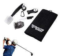 Golf Tool Kit, Golf Kit for Men, Multifunctional Practice Set | Divot Repair Tool, Club Cleaning Brush for Outdoor Use for Women