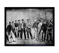 Golf Tournament 1867 Leith Links Old Photo Art Print Framed Poster Wall Decor 12x16 inch