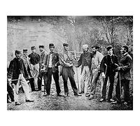 Golf Tournament 1867 Leith Links Old Photo Large Wall Art Print Canvas Premium Mural