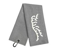 Golf Towel - Golf Ball Towel - Golf Ball JOUSWERSER | Golf Cleaning Wipe Cloth | 23.6 x 15.7 Inch Club Wipe with Clip | Tiger Print Baall Scrubbing for Quick Removal of Dirt, Sand