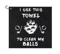 Golf Towels, Golf Towel, Personalised Golf Towel Clean Golf Balls, Golf Accessories for Men Novelty Golf Towels with Clip for Men Husband Boyfriend Dad Golfers golf gifts for men