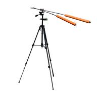 Golf Training Aid,360 Degree Adjustable Alignment Rods - Smartphone Holder Tripod Stand Teaching Equipment for Warm up Indoor Home Backyard Driving Range