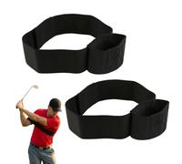 Golf Training Aid Adjustable Golf Swing Trainer Arm Band Swing Corrector for Connection and Stability Premium Elastic Practice Training Equipment for Beginners Men and Women
